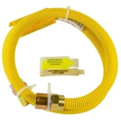 Waterline Gas Hose Yellow 3/4-in FIP X 3/4-in MIP (1/2 FIP Tap) X 5/8-in OD X 48-in