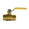 Waterline 3/4-in FIP Gas Valve With Lever Handle