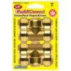 Waterline PushNConnect 1/2-in Brass Tees - Pack Of 4