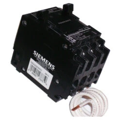 Siemens Surge Breaker Single Pole - 2x 20 A / 120 V - Black