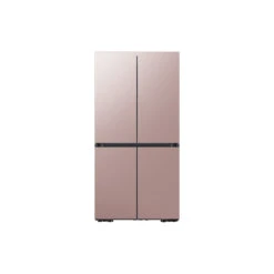 Samsung Bespoke Refrigerator Panel For Use With French Door Refrigerator Champagne Rose Steel