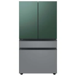 Samsung Bespoke FlexZone Drawer Panel For 4-Door Refrigerator - Glass - Matte Grey - 5.63 X 6.38 X 1.13-in