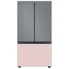 Samsung Bespoke Bottom Drawer Panel For 3-Door Refrigerator - Glass - Pink - 35.63 X 23.5 X 1.13-in