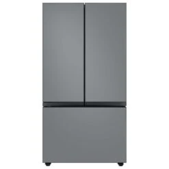 Samsung Bespoke Freezer Drawer Panel For 3-Door Refrigerator - Glass - Matte Grey - 35.63 X 23.5 X 1.25-in