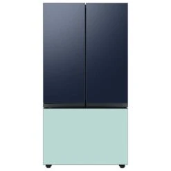 Samsung Bespoke Bottom Drawer Panel For 3-Door Refrigerator - Glass - Morning Blue