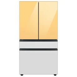 Samsung Bespoke FlexZone Drawer Panel For 4-Door Refrigerator - Glass - White