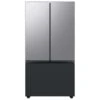 Samsung Bespoke Bottom Drawer Panel For 3-Door Refrigerator - Stainless Steel - Matte Black