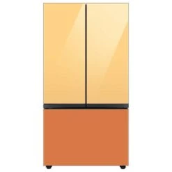 Samsung Bespoke Upper Panel For 3-Door Refrigerator - Glass - Sunrise Yellow