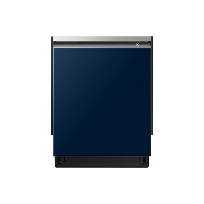 Samsung Bespoke 24-in Dishwasher Panel - Stainless Steel - Navy Blue - Image 2
