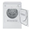 GE Spacemaker Electric Compact Dryer - 3.6-cu Ft - White - Stackable - 3 Cycles - Reversible Door Swing