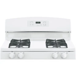GE Appliances Freestanding - Gas Range - 30-in - 5.0 Cu. Ft. - White - Sealed Burners