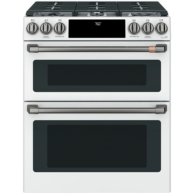 GE Café Gas Range Brushed Black Knobs And Handles - Image 4