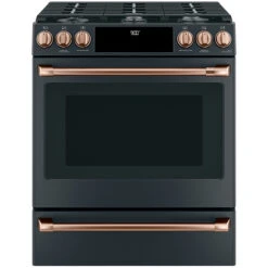 GE Café Brushed Copper Gas Range Knobs And Handles