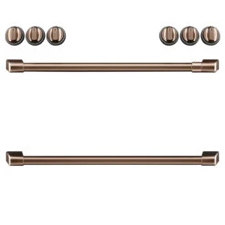 GE Café Brushed Copper Kitchen Range Knobs And Handles