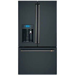 GE Cafe 36-in Refrigerator Handles - Brushed Black