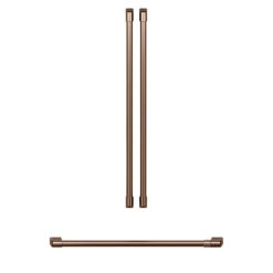 GE Cafe 36-in Refrigerator Handles - Brushed Copper