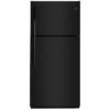 GE Top-Freezer Refrigerator - 30-in - 18.02-cu Ft - Black