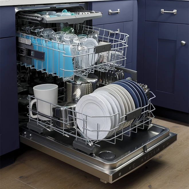 GE Built-In Dishwasher With DryBoost - Slate - 24-in - Image 2