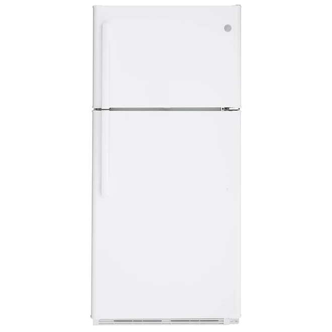 GE Top Freezer Refrigerator - 30-in - 18-cu Ft - White
