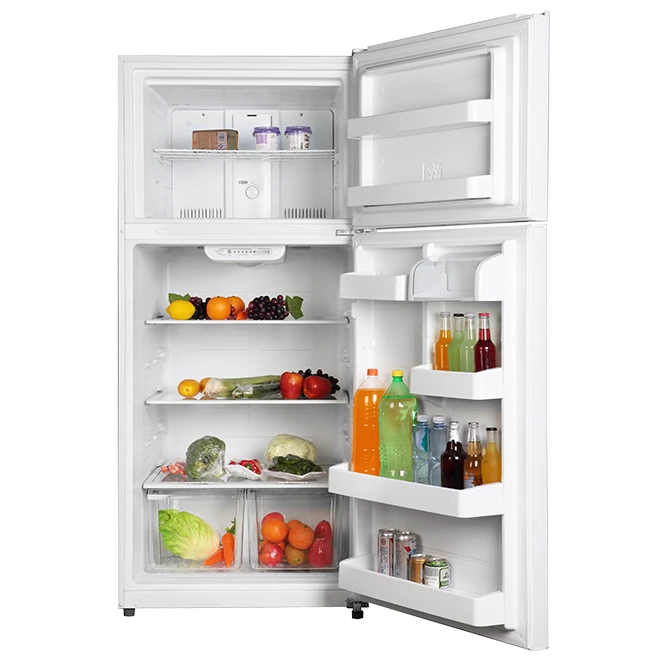 GE Top Freezer Refrigerator - 30-in - 18-cu Ft - White - Image 3