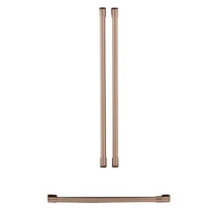 GE Café Refrigerator Handle Kit - Brushed Copper - 3 Pieces