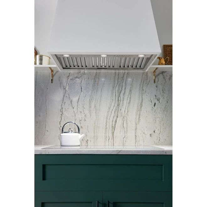 GE Profile 4-Speed 610 CFM 30-in Undercabinet Range Hood - Stainless Steel - Image 2