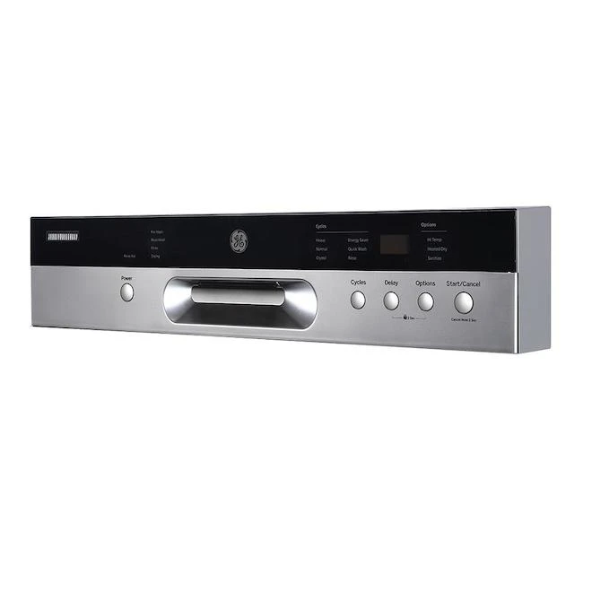 GE Stainless Steel Built-In Front Control Dishwasher With CleanSensor