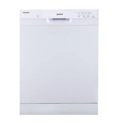 Moffat Built-in 24-in White Dishwasher - Sensor Clean - Stainless Steel Tub