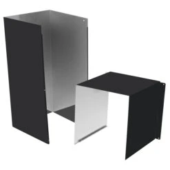 GE Café 27-in Matte Black Range Hood Duct Cover Extension - 12-ft Ceiling