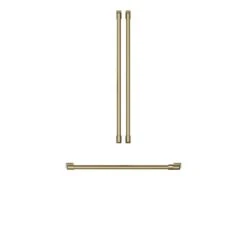 Café Handle Kit For Use With French Door Refrigerator (Brushed Brass) 3 Pieces