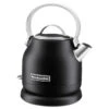 KitchenAid MAtte Black Small Electric Kettle - 1.25L