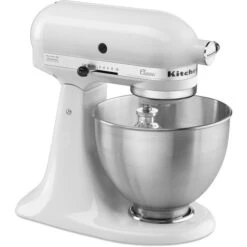 KitchenAid Classic Series 4.5-Quart Tilt-Head Stand Mixer - White