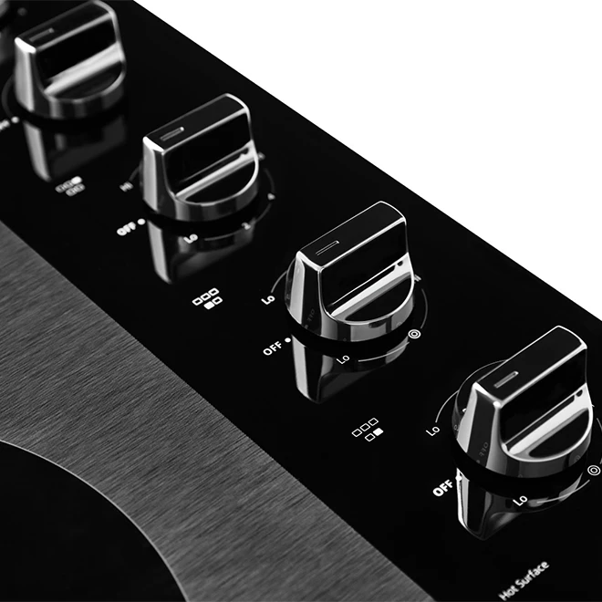 Whirlpool 5-Burner Electric Cooktop - 30-in - FlexHeat - Black - Image 2