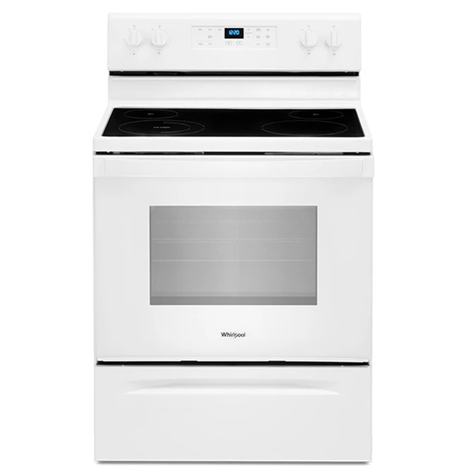 Whirlpool Freestanding Self-Cleaning Electric Oven - Frozen Bake - Fingerprint Resistant - White - Image 3