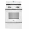 Whirlpool Freestanding Single Oven Electric Range - Self-cleaning - White Finish - Oven Window