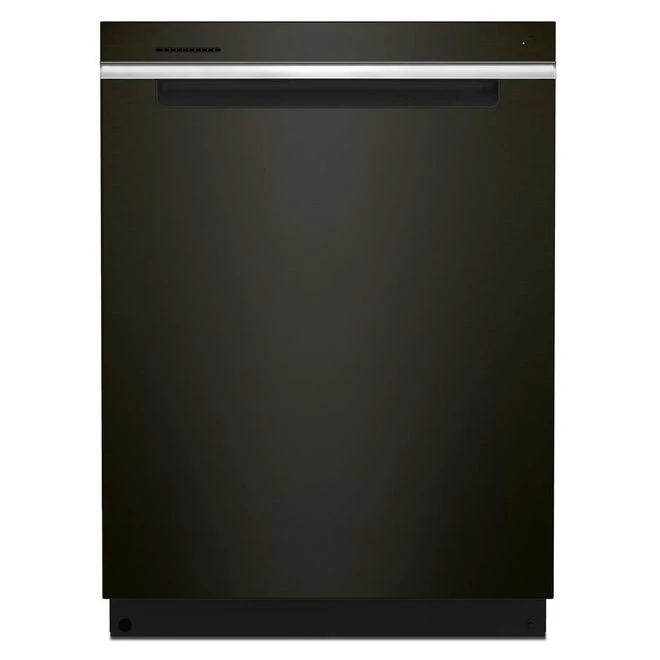 Whirlpool Large-Capacity Built-In Dishwasher With Hidden Controls - 47 DB - 24-in - Black - Image 2