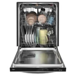 Whirlpool Built-In Dishwasher With Tall Tub And Third Rack - 24-in - Stainless Steel