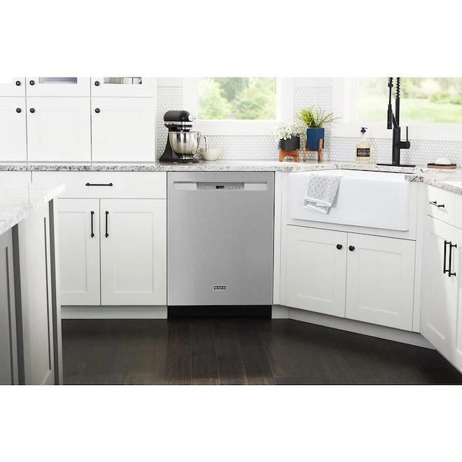 Maytag Built-In PowerBlast Dual Power Filtration Stainless Steel Tub Dishwasher - 50-dB - 24-in - Stainless Steel - Image 3