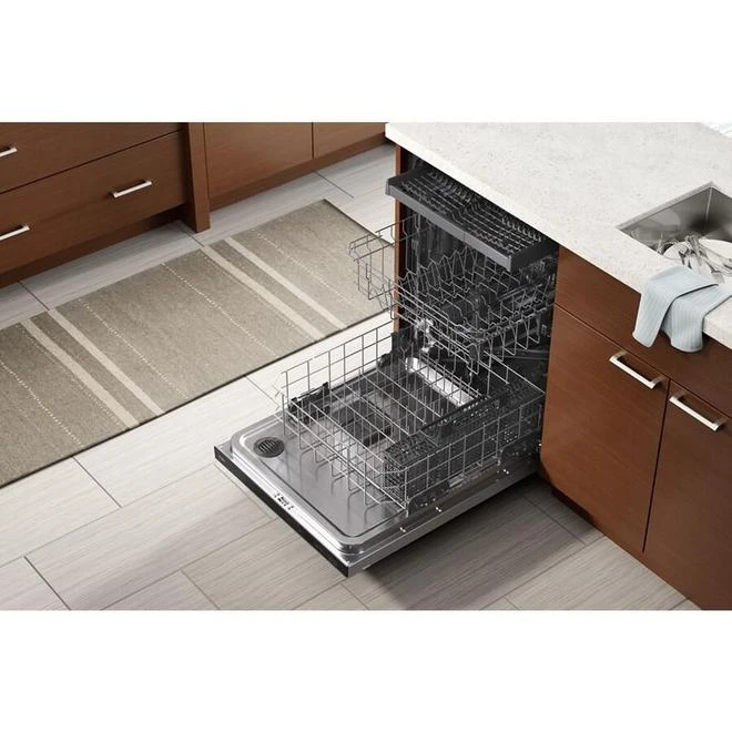 Whirlpool Built-In ENERGY STAR-certified Large Capacity Stainless Steel Tub Dishwasher - 47-dB - 24-in - Stainless Steel - Image 5