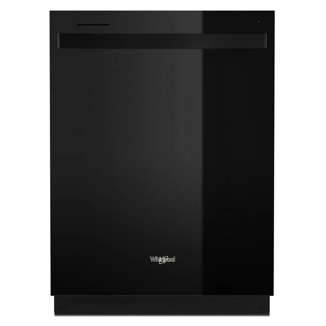 Whirlpool Built-In Dishwasher With Tall Tub And Third Rack - 24-in - Black - Image 4