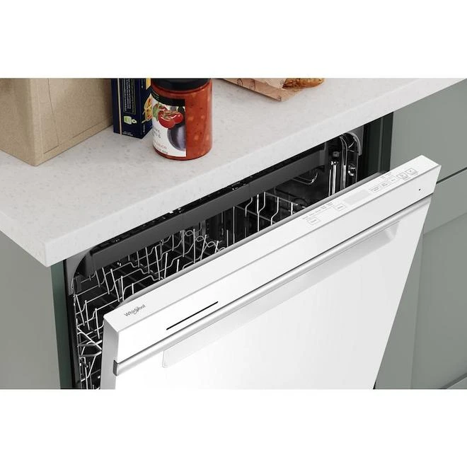 Whirlpool Built-In Dishwasher With 3rd Rack - 24-in - White - Image 2