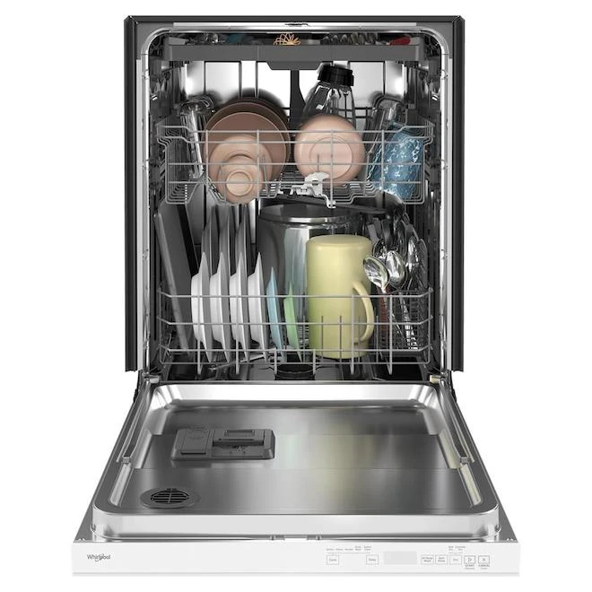 Whirlpool Built-In Dishwasher With 3rd Rack - 24-in - White - Image 4