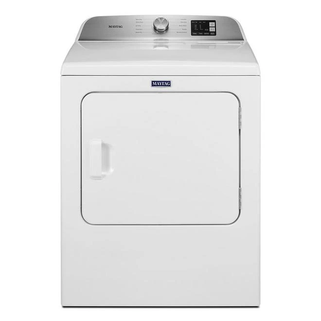 Maytag 7.0-cu Ft Electric Dryer - Reversible Door - Moisture Sensing - White - Image 3