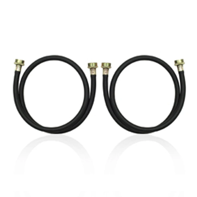 Whirlpool Washer Fill Hoses - 4-ft - PEX - Black - Pack Of 2