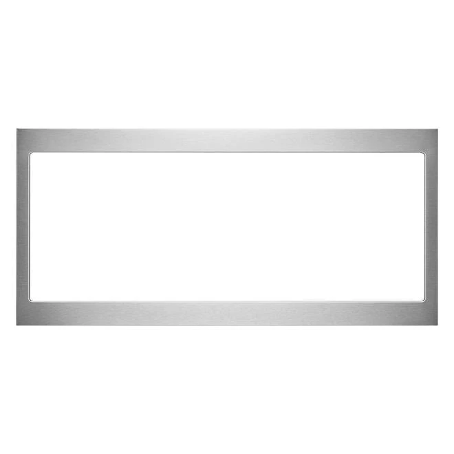 Whirlpool Built-in Microwave Trim And Mounting Bracket Kit - 31.5-in - Stainless Steel