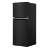 Whirlpool Whirpool 11.6-cu Ft Black Top Freezer Refrigerator - 24-in