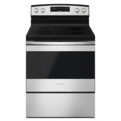 Amana Electric Range 30-in With Self-Clean Option Stainless Steel