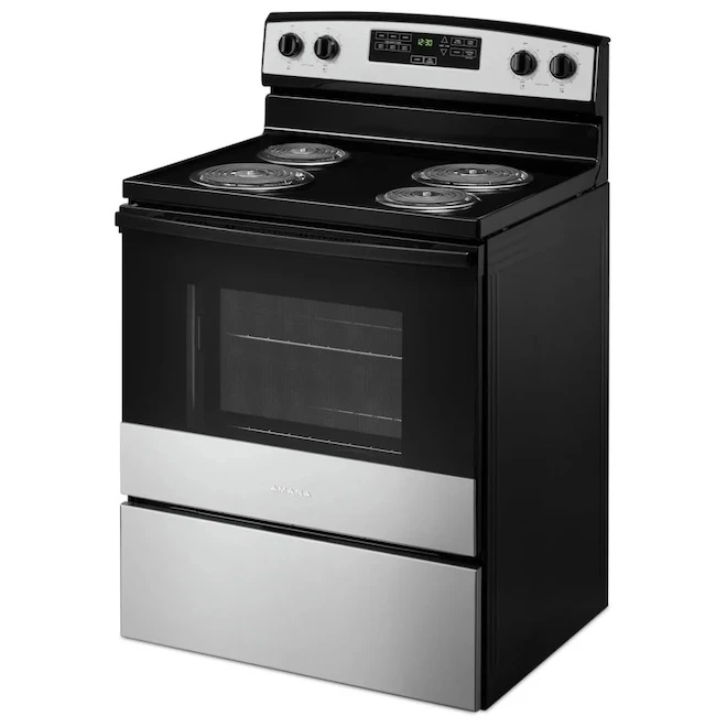 Amana 30-in Electric Range With Bake Assist Temps In Stainless Steel - Image 5