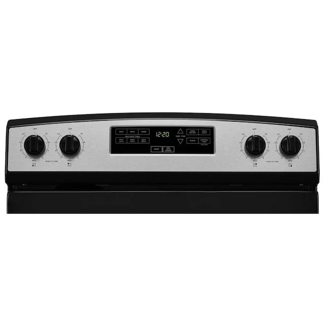 Amana 30-in Electric Range With Bake Assist Temps In Stainless Steel - Image 3