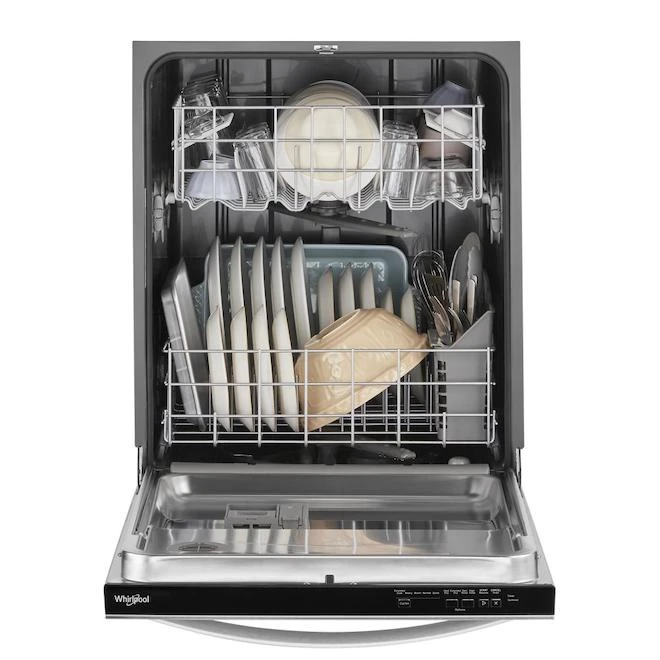Whirlpool 55 DBA Filtration Built-in Dishwasher - Stainless Steel - 24-in Energy Star Certified - Image 3
